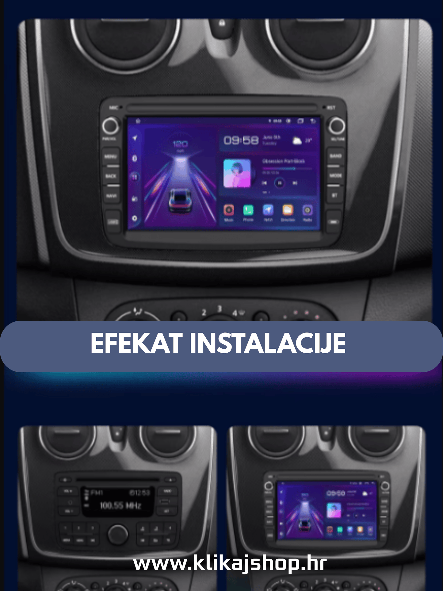 dacia logan navigacija 