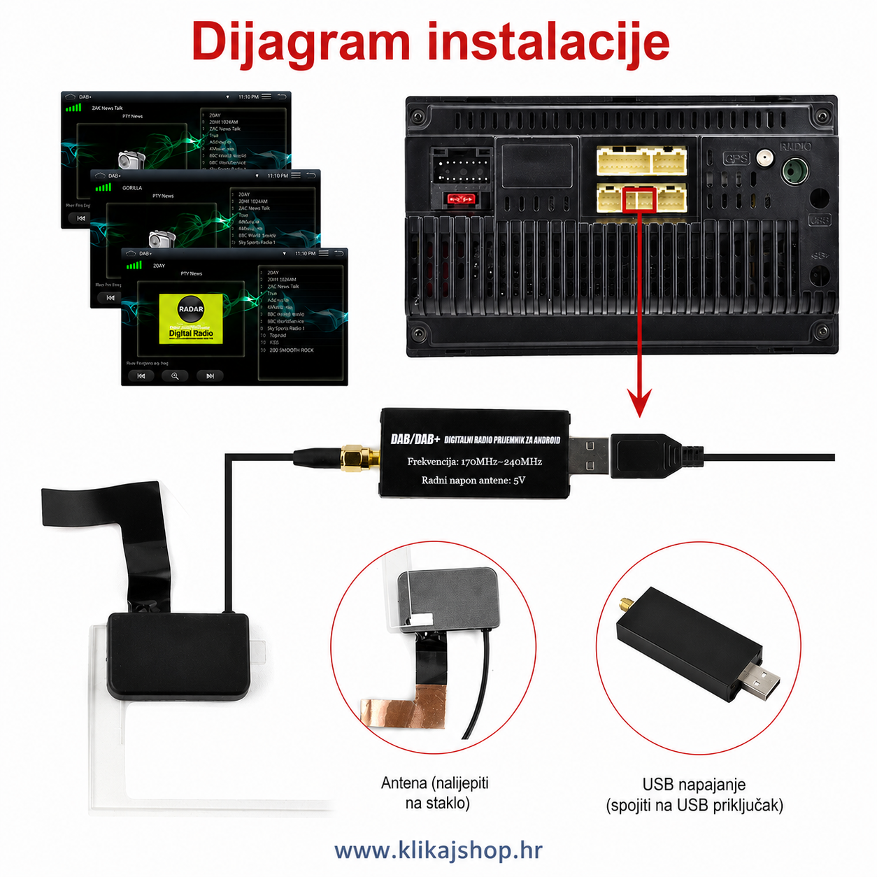 radio antena za auto
