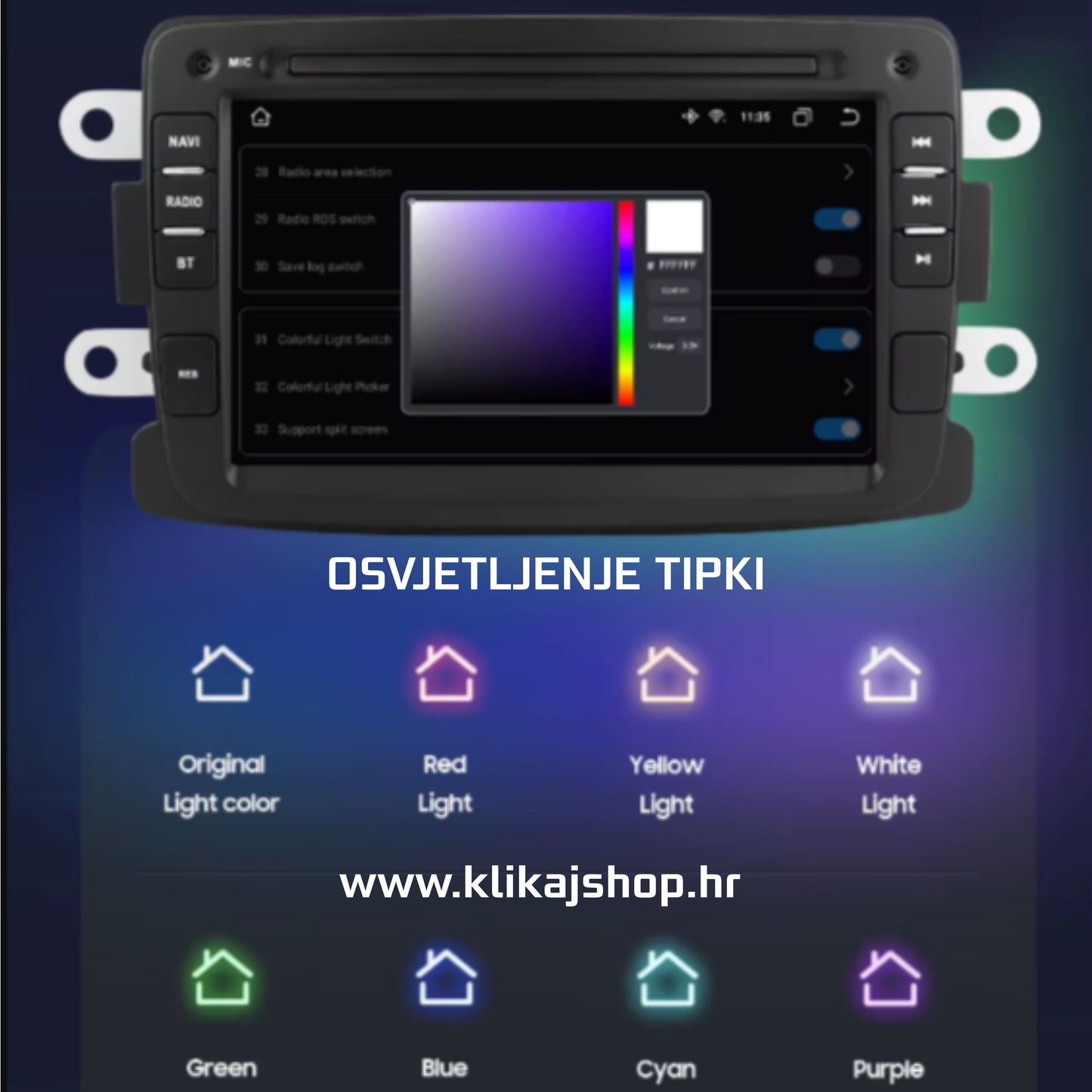 dacia duster navigacija 