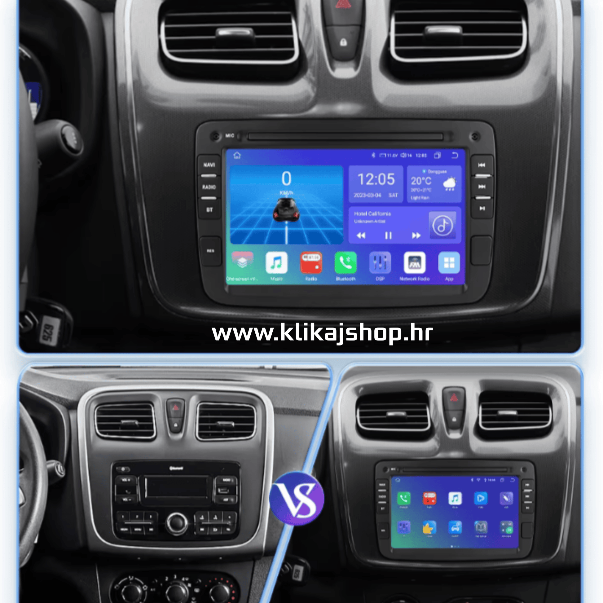 bluetooth radio za daciu