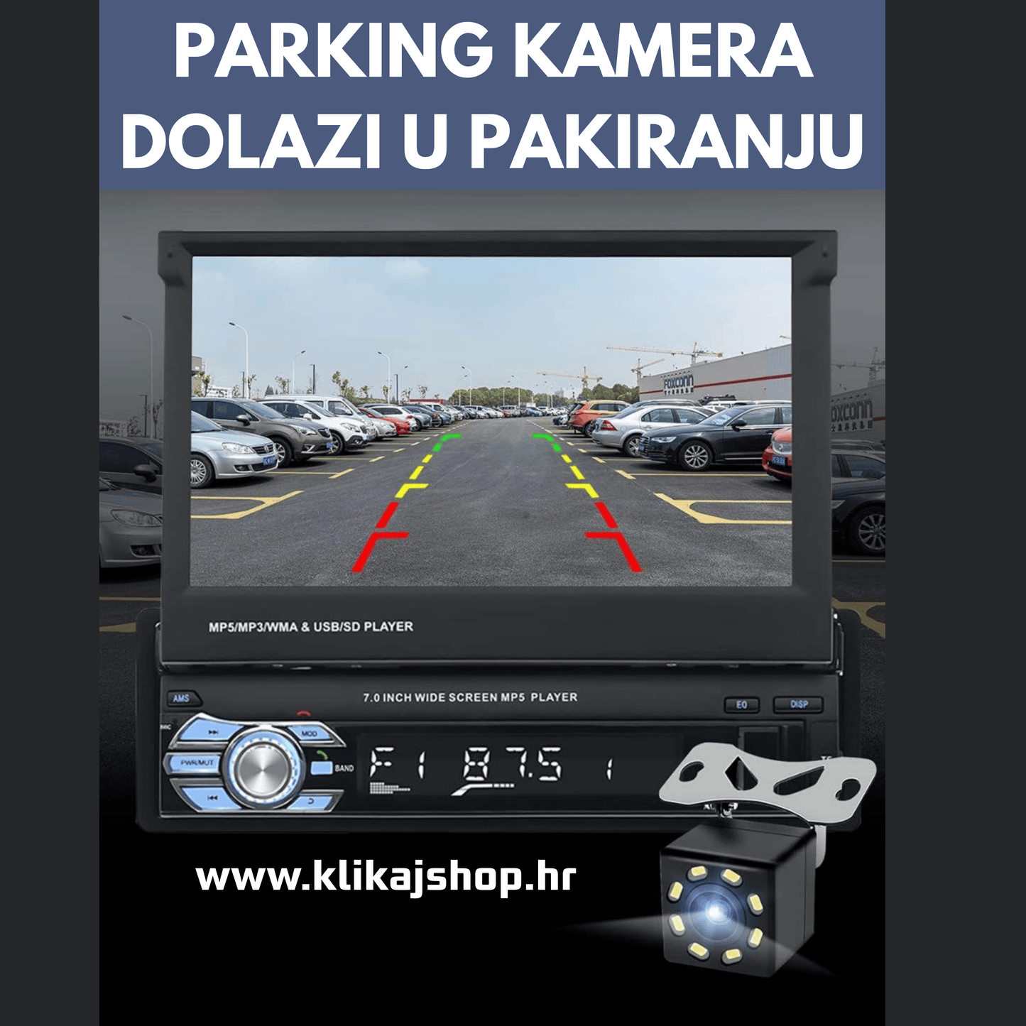 radio sa parking kamerom
