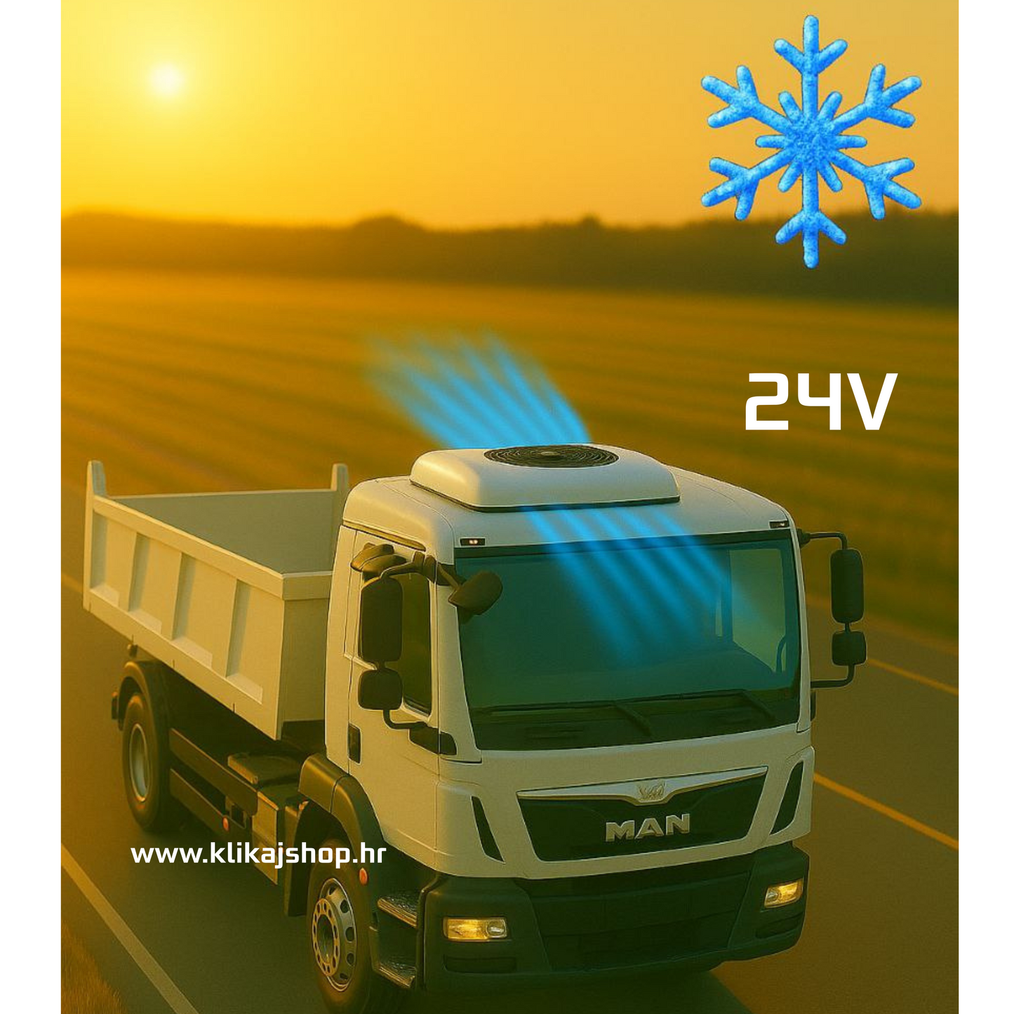 klima za kamion 24v