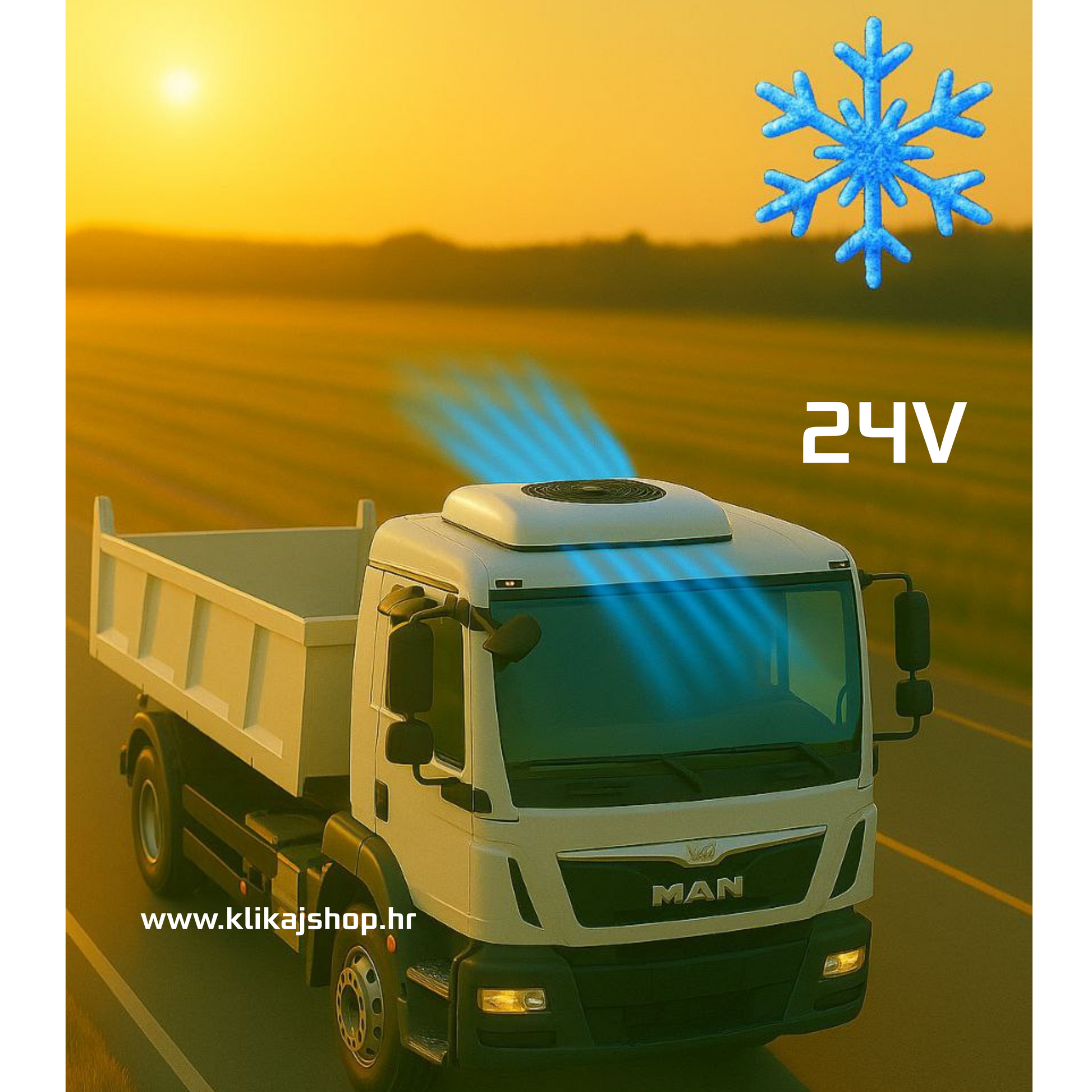 klima za kamion 24v